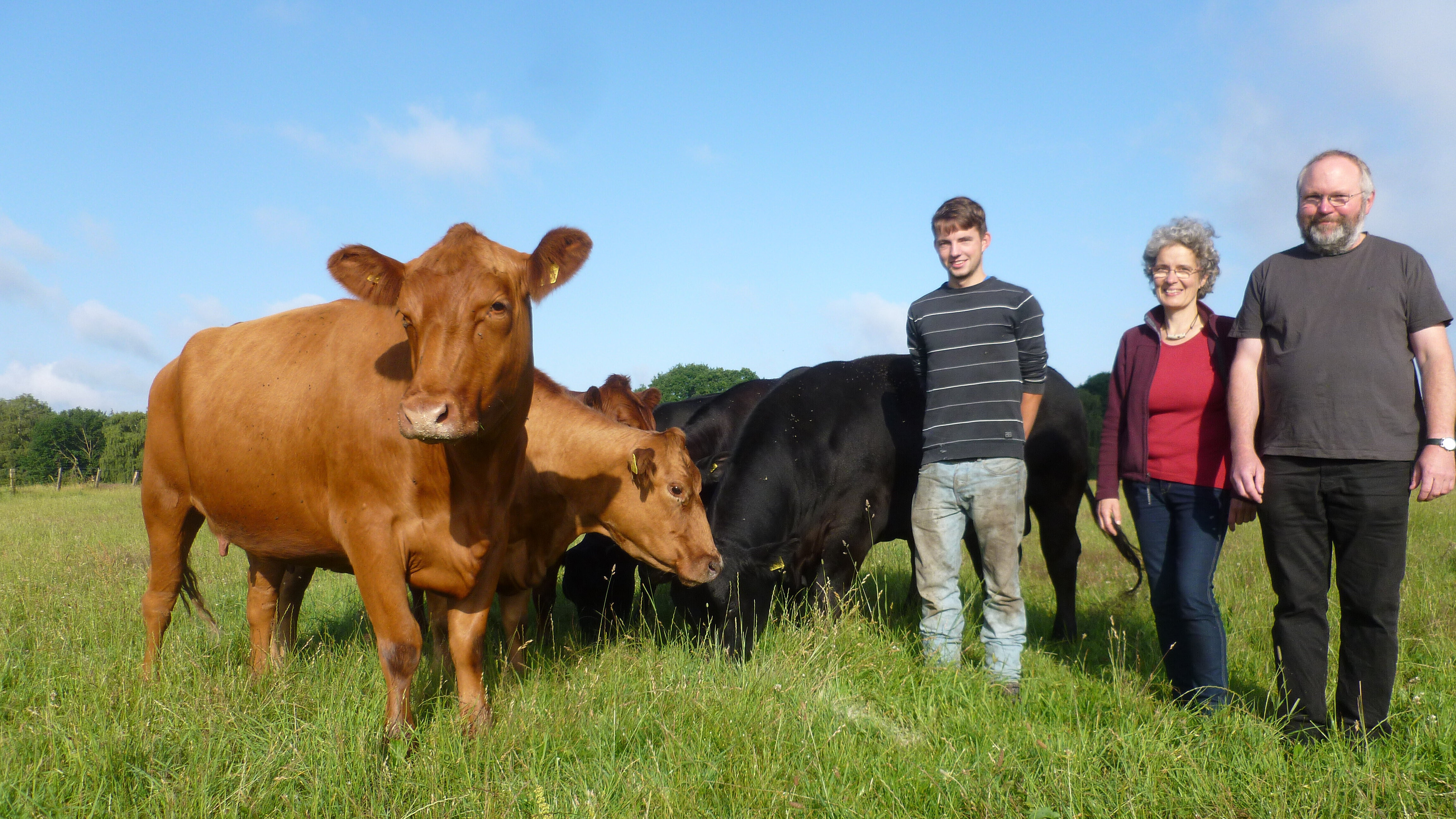 Karl Heinz Finnern mit Frau Antje und Sohn Lorenz
